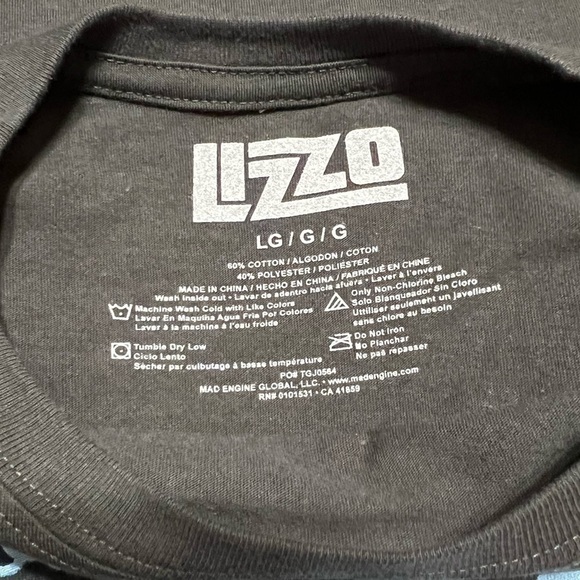 LIZZO You’re Special “if you love me, you love all of me” tee (Sz L) - Picture 5 of 8